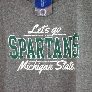 Tops - Michigan State University Scoop Neck T-Shirt Tops - Michigan State University Scoop Neck T-Shirt